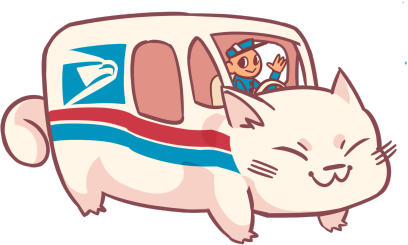 postal cat