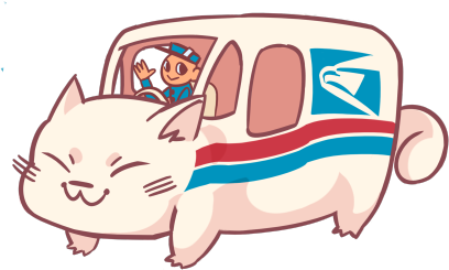 postal cat